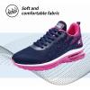 imageRomenSi Womens Tennis Athletic Running Shoes Fashion Sneakers Breathable Sports Gym Walking Shoes US5511Violet