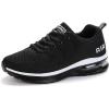 imageRomenSi Mens Running Shoes Casual Athletic Tennis Sneakers for Outdoor Sports Blackwhite US 11
