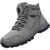 imageRomenSi Mens Womens Winter Ankle Snow Hiking Boots Water Resistant Non Slip Sole Warm Fur Lined Boot