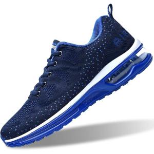 imageRomenSi Mens Running Shoes Casual Athletic Tennis Sneakers for Outdoor Sports Blue US 11W