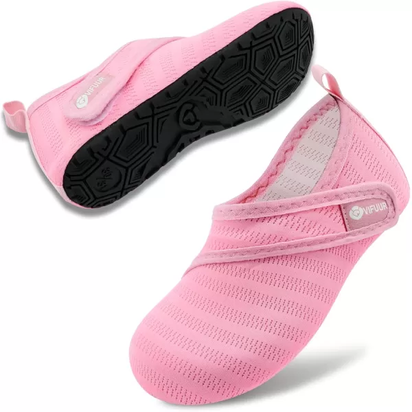 VIFUUR Kids Water Shoes Girls Boys Quick Dry Aqua Socks for Beach Swim Outdoor Sports