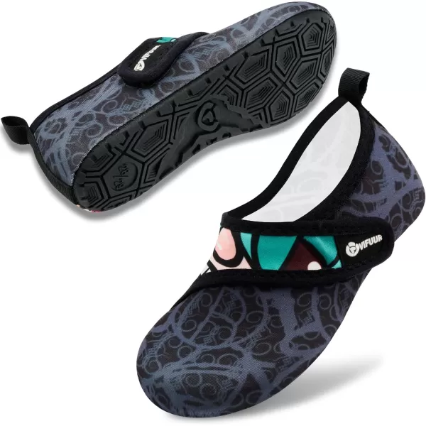 VIFUUR Kids Water Shoes Girls Boys Quick Dry Aqua Socks for Beach Swim Outdoor Sports