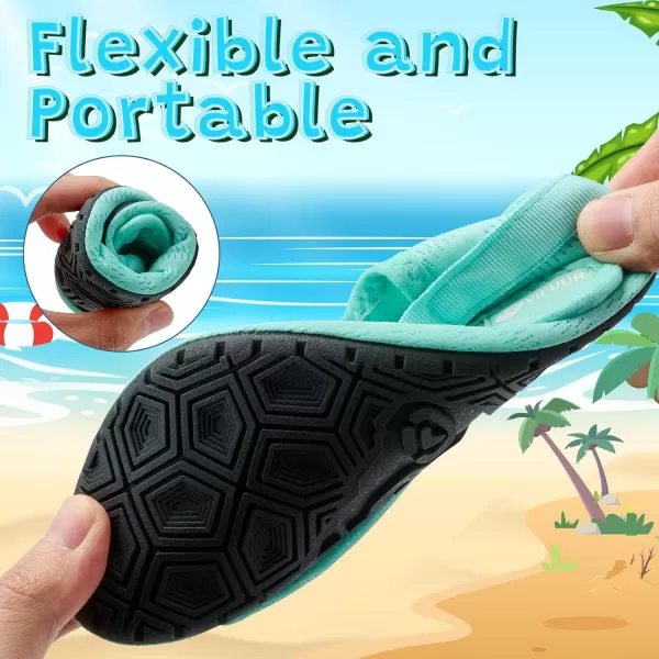 VIFUUR Kids Water Shoes Girls Boys Quick Dry Aqua Socks for Beach Swim Outdoor Sports