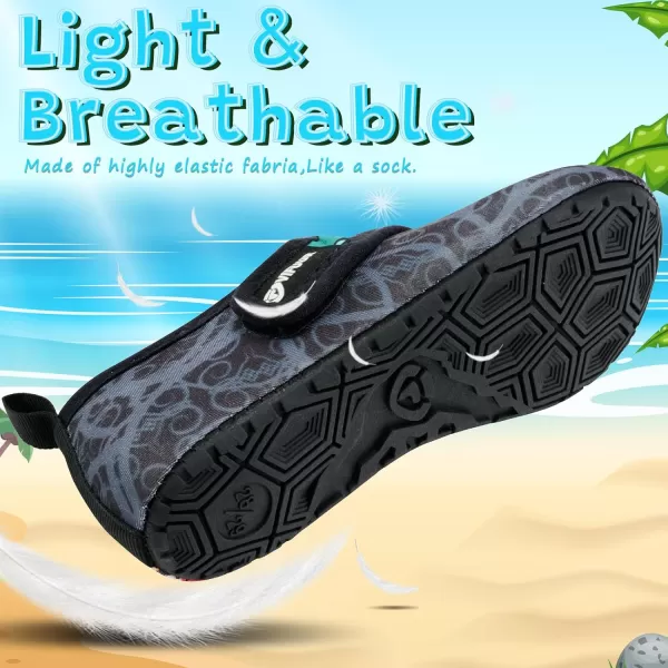 VIFUUR Kids Water Shoes Girls Boys Quick Dry Aqua Socks for Beach Swim Outdoor Sports