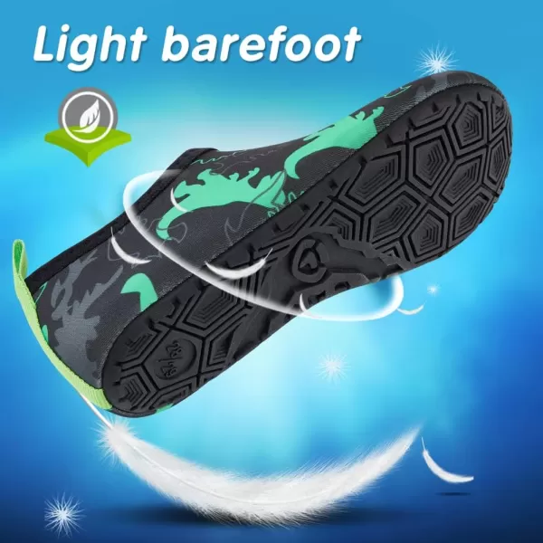 VIFUUR Kids Water Shoes Girls Boys Quick Dry Aqua Socks for Beach Swim Outdoor Sports