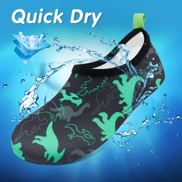 VIFUUR Kids Water Shoes Girls Boys Quick Dry Aqua Socks for Beach Swim Outdoor Sports