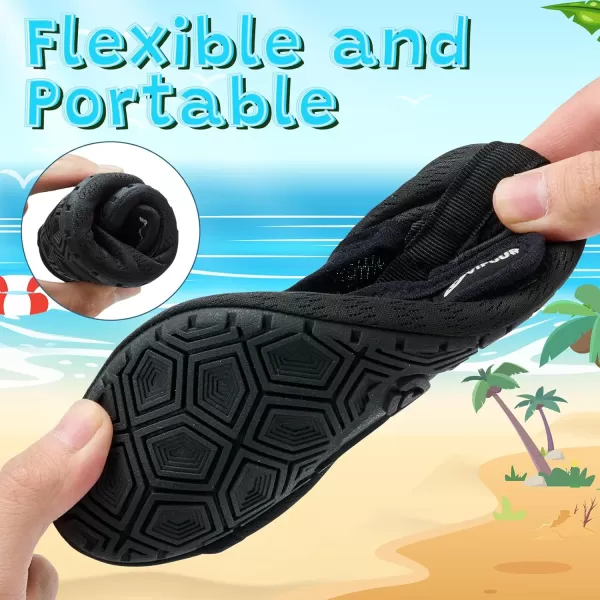 VIFUUR Kids Water Shoes Girls Boys Quick Dry Aqua Socks for Beach Swim Outdoor Sports