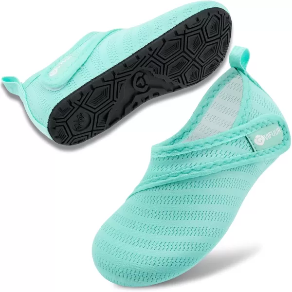 VIFUUR Kids Water Shoes Girls Boys Quick Dry Aqua Socks for Beach Swim Outdoor Sports