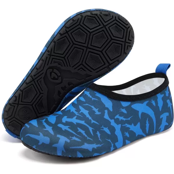 VIFUUR Kids Water Shoes Girls Boys Quick Dry Aqua Socks for Beach Swim Outdoor Sports