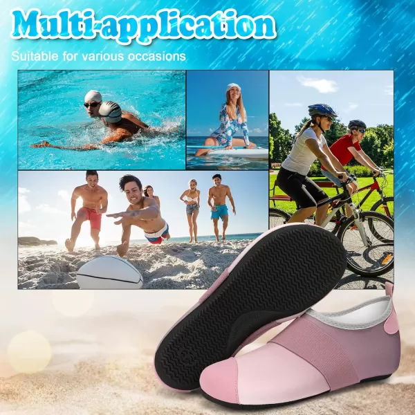 VIFUUR Water Shoes Womens Mens Barefoot Aqua Socks Shoes for Yoga Indoor Outdoor Beach Swim Surf Exercise