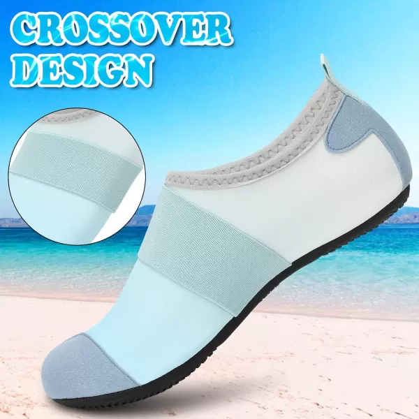 VIFUUR Water Shoes Womens Mens Barefoot Aqua Socks Shoes for Yoga Indoor Outdoor Beach Swim Surf Exercise