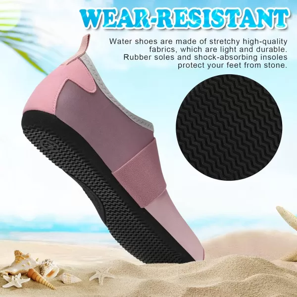VIFUUR Water Shoes Womens Mens Barefoot Aqua Socks Shoes for Yoga Indoor Outdoor Beach Swim Surf Exercise