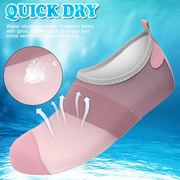 VIFUUR Water Shoes Womens Mens Barefoot Aqua Socks Shoes for Yoga Indoor Outdoor Beach Swim Surf Exercise