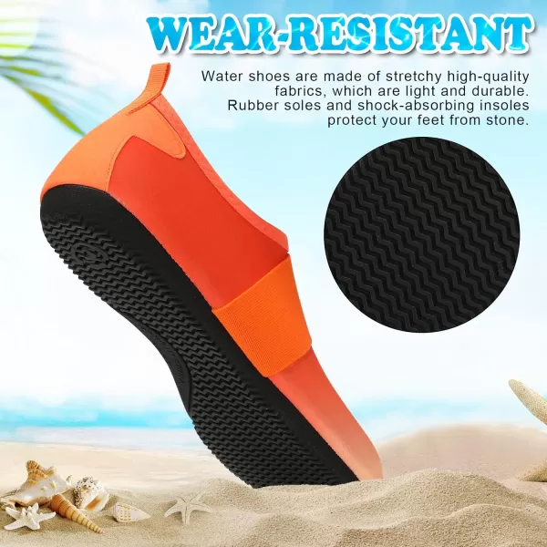 VIFUUR Water Shoes Womens Mens Barefoot Aqua Socks Shoes for Yoga Indoor Outdoor Beach Swim Surf Exercise