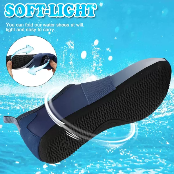 VIFUUR Water Shoes Womens Mens Barefoot Aqua Socks Shoes for Yoga Indoor Outdoor Beach Swim Surf Exercise