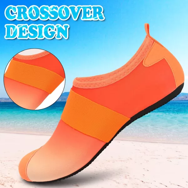 VIFUUR Water Shoes Womens Mens Barefoot Aqua Socks Shoes for Yoga Indoor Outdoor Beach Swim Surf Exercise