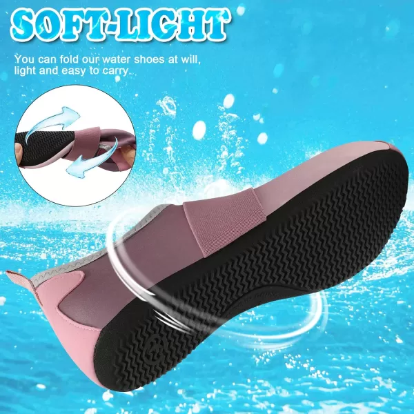 VIFUUR Water Shoes Womens Mens Barefoot Aqua Socks Shoes for Yoga Indoor Outdoor Beach Swim Surf Exercise