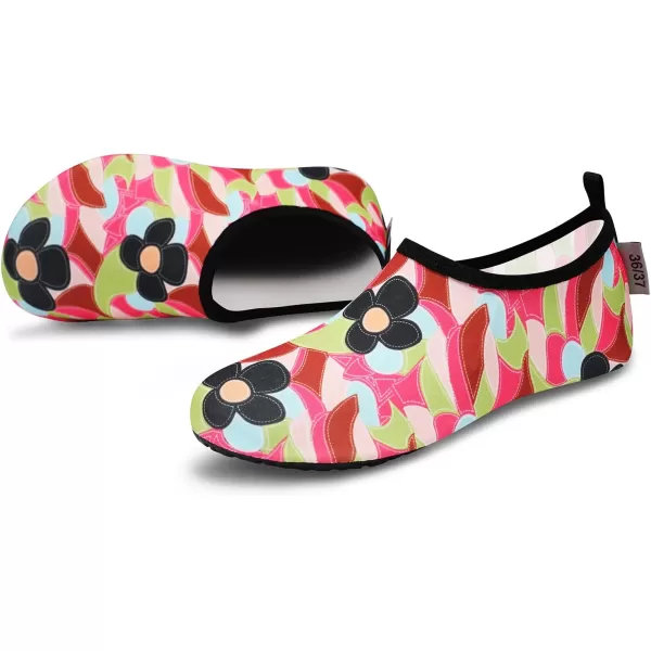 VIFUUR Water Sports Shoes Barefoot Quick-Dry Aqua Yoga Socks Slip-on for Men Women