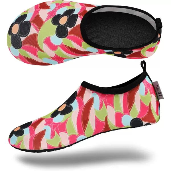 VIFUUR Water Sports Shoes Barefoot Quick-Dry Aqua Yoga Socks Slip-on for Men Women
