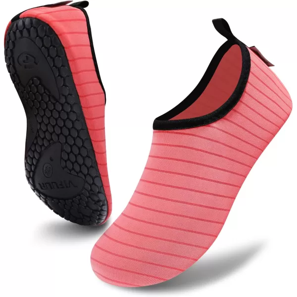 VIFUUR Water Sports Shoes Barefoot Quick-Dry Aqua Yoga Socks Slip-on for Men Women