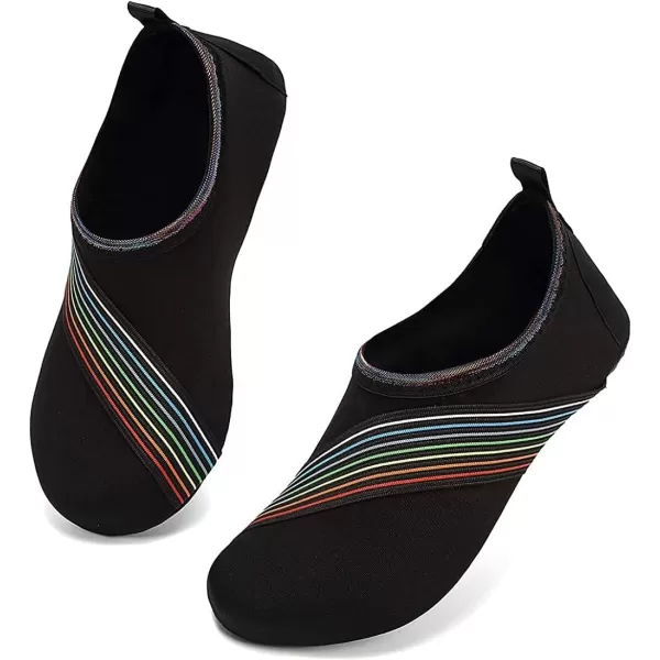 VIFUUR Water Sports Shoes Barefoot Quick-Dry Aqua Yoga Socks Slip-on for Men Women