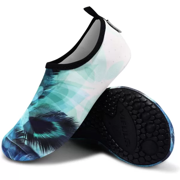 VIFUUR Water Sports Shoes Barefoot Quick-Dry Aqua Yoga Socks Slip-on for Men Women