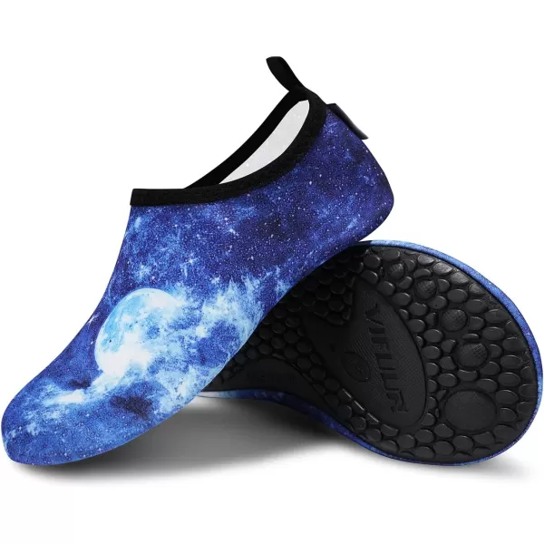 VIFUUR Water Sports Shoes Barefoot Quick-Dry Aqua Yoga Socks Slip-on for Men Women