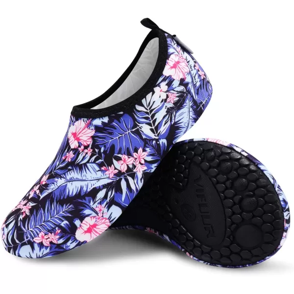 VIFUUR Water Sports Shoes Barefoot Quick-Dry Aqua Yoga Socks Slip-on for Men Women