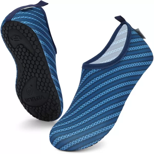 VIFUUR Water Sports Shoes Barefoot Quick-Dry Aqua Yoga Socks Slip-on for Men Women