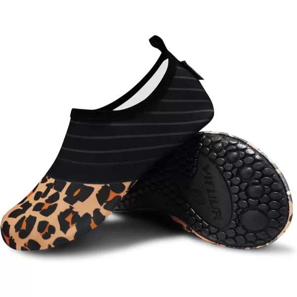 VIFUUR Water Sports Shoes Barefoot Quick-Dry Aqua Yoga Socks Slip-on for Men Women
