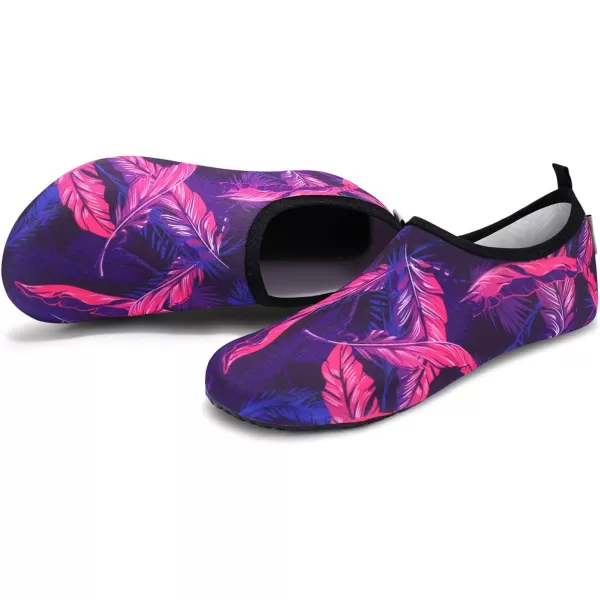 VIFUUR Water Sports Shoes Barefoot Quick-Dry Aqua Yoga Socks Slip-on for Men Women