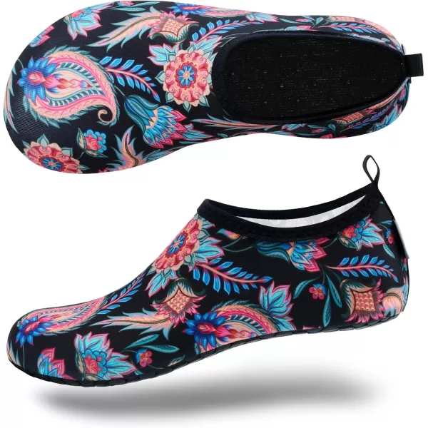 VIFUUR Water Sports Shoes Barefoot Quick-Dry Aqua Yoga Socks Slip-on for Men Women