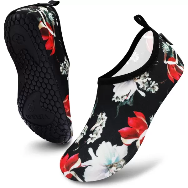 VIFUUR Water Sports Shoes Barefoot Quick-Dry Aqua Yoga Socks Slip-on for Men Women