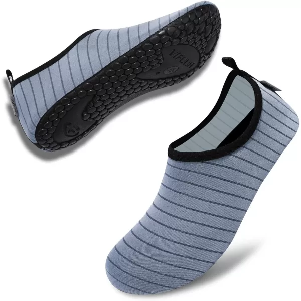 VIFUUR Water Sports Shoes Barefoot Quick-Dry Aqua Yoga Socks Slip-on for Men Women