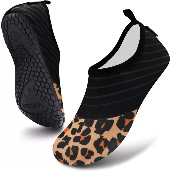 VIFUUR Water Sports Shoes Barefoot Quick-Dry Aqua Yoga Socks Slip-on for Men Women