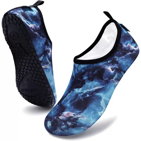 VIFUUR Water Sports Shoes Barefoot Quick-Dry Aqua Yoga Socks Slip-on for Men Women