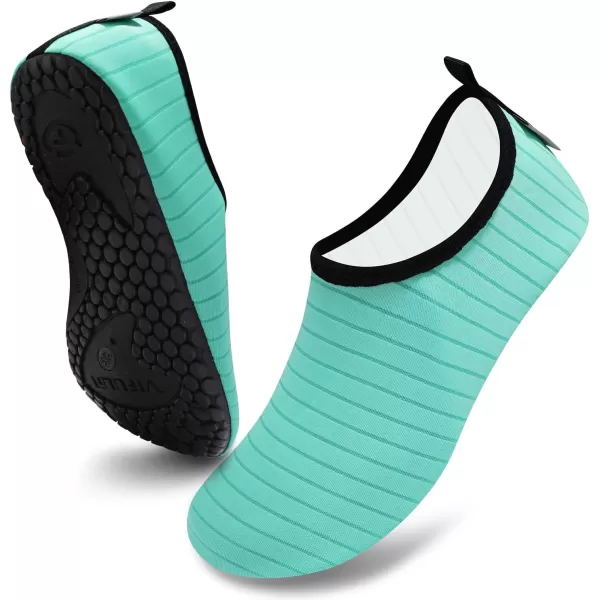 VIFUUR Water Sports Shoes Barefoot Quick-Dry Aqua Yoga Socks Slip-on for Men Women