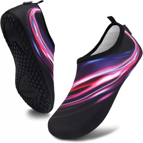 VIFUUR Water Sports Shoes Barefoot Quick-Dry Aqua Yoga Socks Slip-on for Men Women