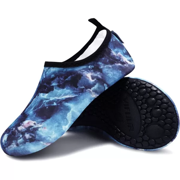 VIFUUR Water Sports Shoes Barefoot Quick-Dry Aqua Yoga Socks Slip-on for Men Women