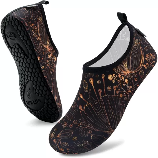 VIFUUR Water Sports Shoes Barefoot Quick-Dry Aqua Yoga Socks Slip-on for Men Women