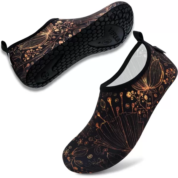 VIFUUR Water Sports Shoes Barefoot Quick-Dry Aqua Yoga Socks Slip-on for Men Women
