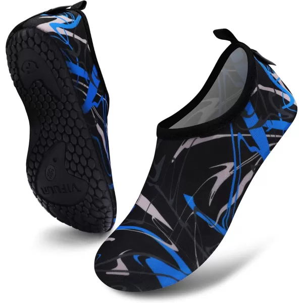 VIFUUR Water Sports Shoes Barefoot Quick-Dry Aqua Yoga Socks Slip-on for Men Women