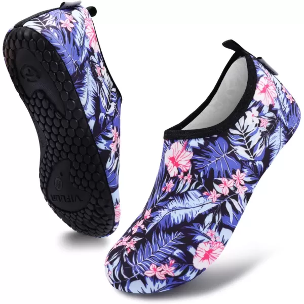 VIFUUR Water Sports Shoes Barefoot Quick-Dry Aqua Yoga Socks Slip-on for Men Women