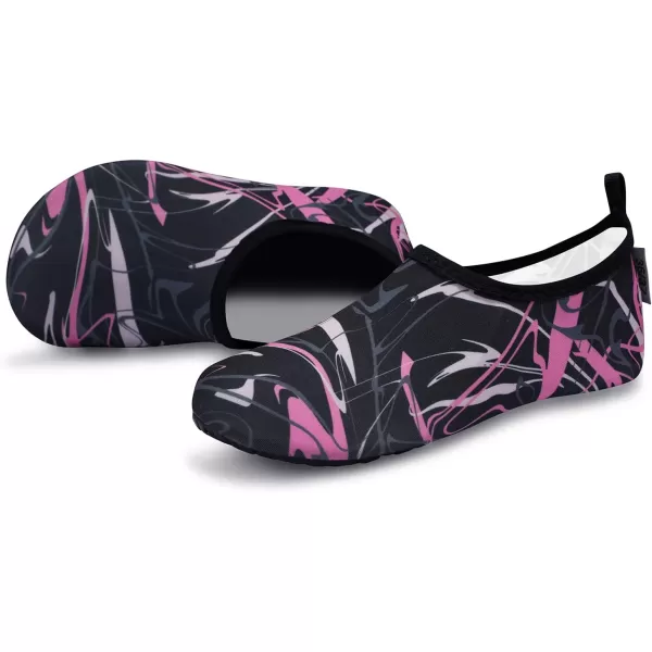 VIFUUR Water Sports Shoes Barefoot Quick-Dry Aqua Yoga Socks Slip-on for Men Women