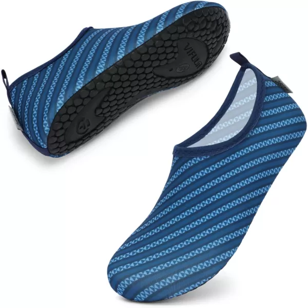 VIFUUR Water Sports Shoes Barefoot Quick-Dry Aqua Yoga Socks Slip-on for Men Women