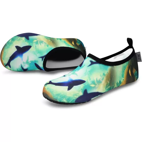 VIFUUR Water Sports Shoes Barefoot Quick-Dry Aqua Yoga Socks Slip-on for Men Women