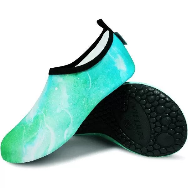 VIFUUR Water Sports Shoes Barefoot Quick-Dry Aqua Yoga Socks Slip-on for Men Women