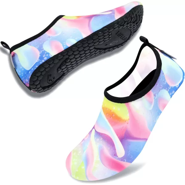 VIFUUR Water Sports Shoes Barefoot Quick-Dry Aqua Yoga Socks Slip-on for Men Women