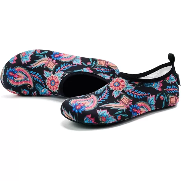 VIFUUR Water Sports Shoes Barefoot Quick-Dry Aqua Yoga Socks Slip-on for Men Women