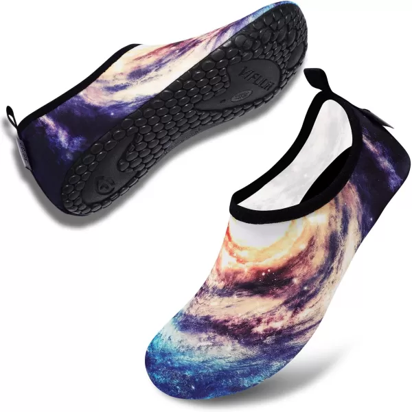 VIFUUR Water Sports Shoes Barefoot Quick-Dry Aqua Yoga Socks Slip-on for Men Women
